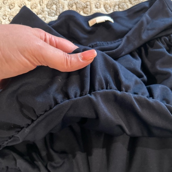 NWT GB Girls XL Black Bubble Mini Skirt Ruched Casual - Picture 5 of 6